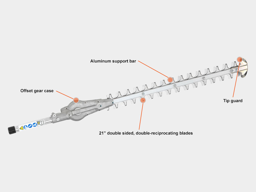 ECHO Mid-Reach Hedge Trimmer Attachment ECHO Mid-Reach Hedge Trimmer Attachment
