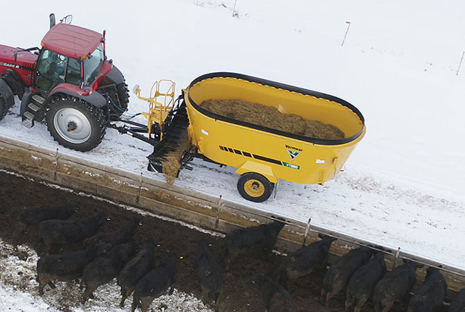 Vermeer VT660 Twin-screw Vertical Mixer