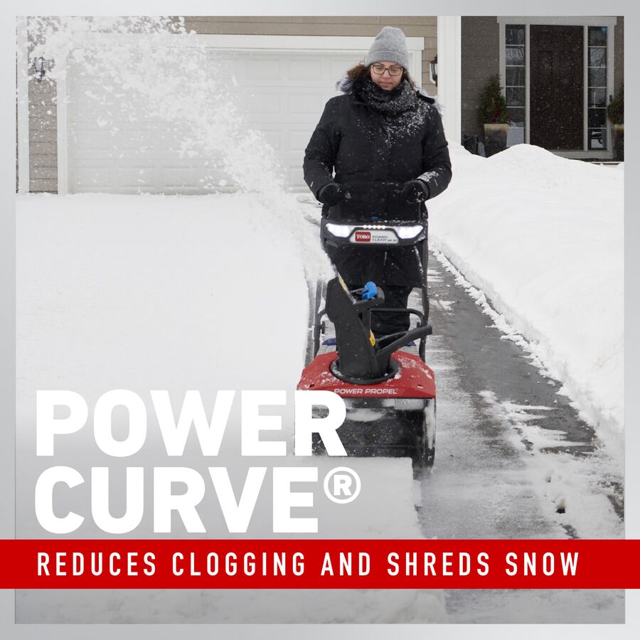Toro 60V MAX* 21 in. (53 cm) Power Clear® Self-Propel Single-Stage Snow Blower - Battery Not Included (39921T)
