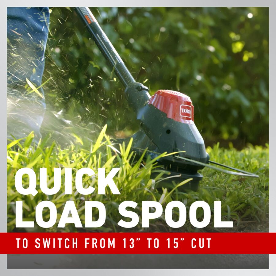 Toro 60V MAX* 15 in. (38.1 cm) Brushless String Trimmer - Battery Not Included (51831T)