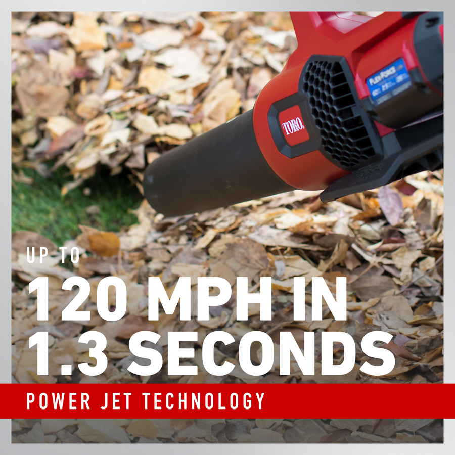 Toro 60V MAX* 605 CFM Brushless Leaf Blower - Battery Not Included (51820T)