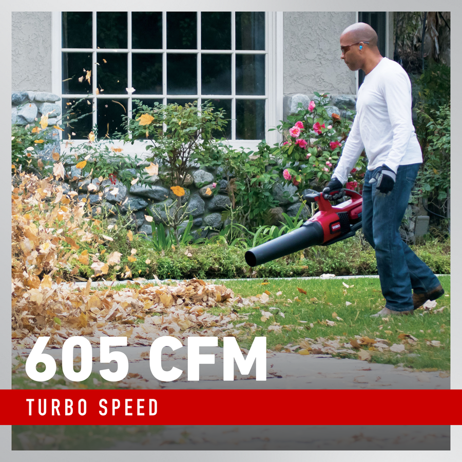 Toro 60V MAX* 605 CFM Brushless Leaf Blower - Battery Not Included (51820T)