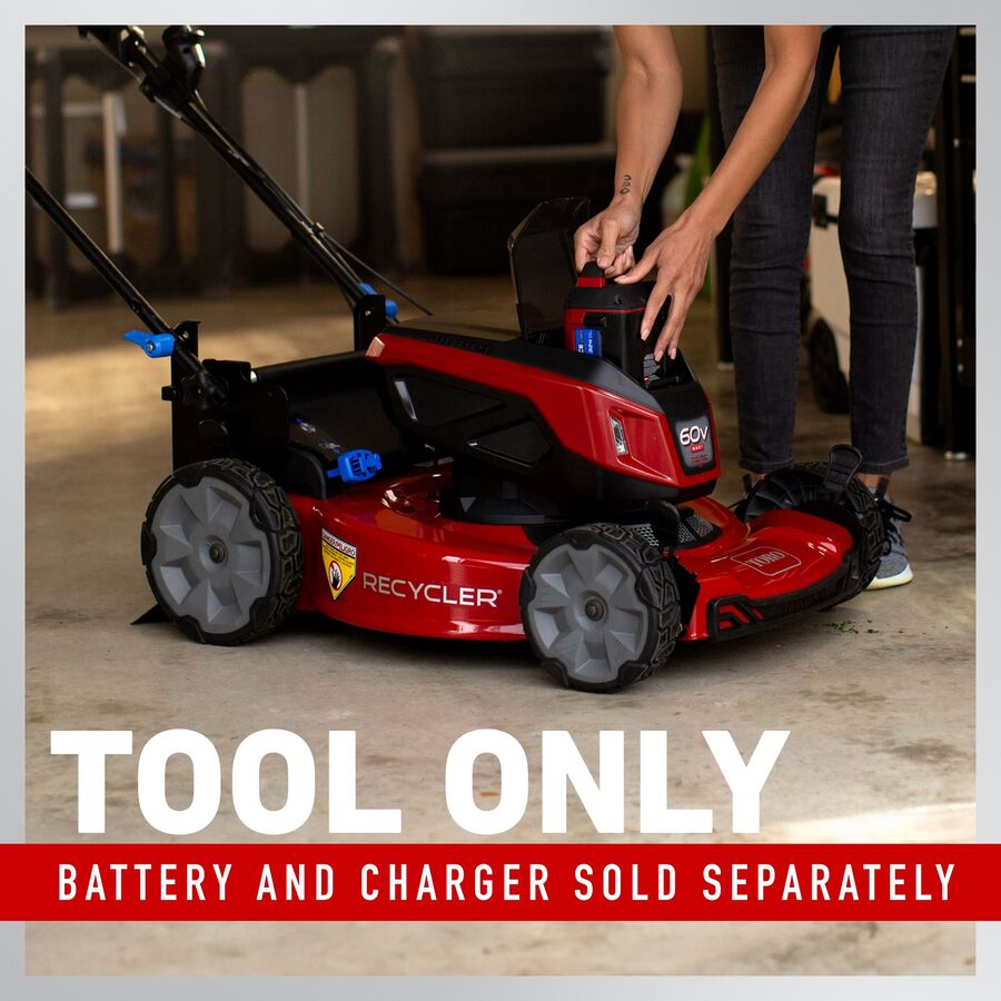 Toro 60V MAX* 22 in. (56 cm) Recycler® w/Personal Pace® Lawn Mower - Battery Not Included (21467T)