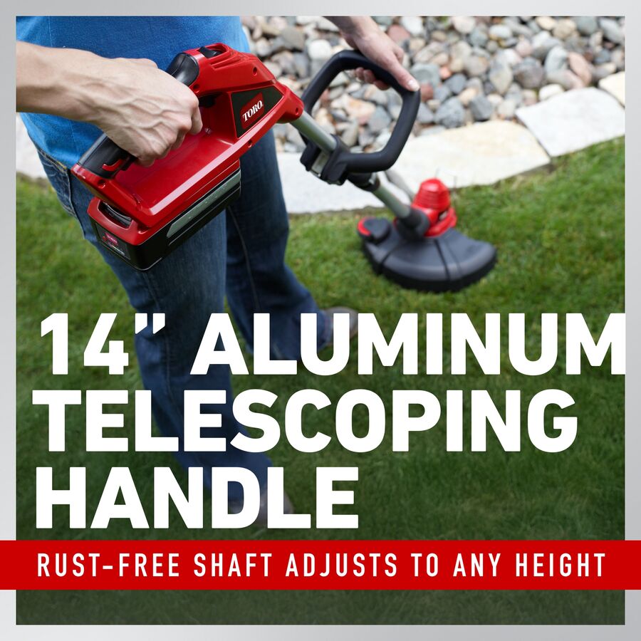 Toro 20V MAX 12 in. (30 cm) Cordless Trimmer/Edger - Battery Included (51484)