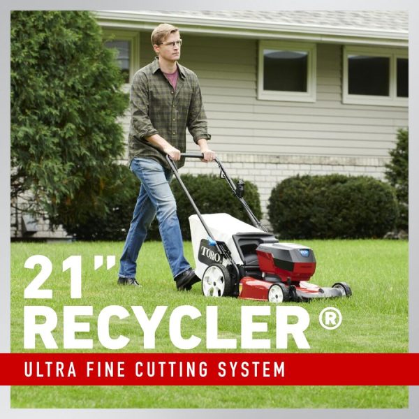 Toro 60V Max* 21 in. (53cm) Recycler® Self-Propel Lawn Mower - Battery Not Included (21356T)