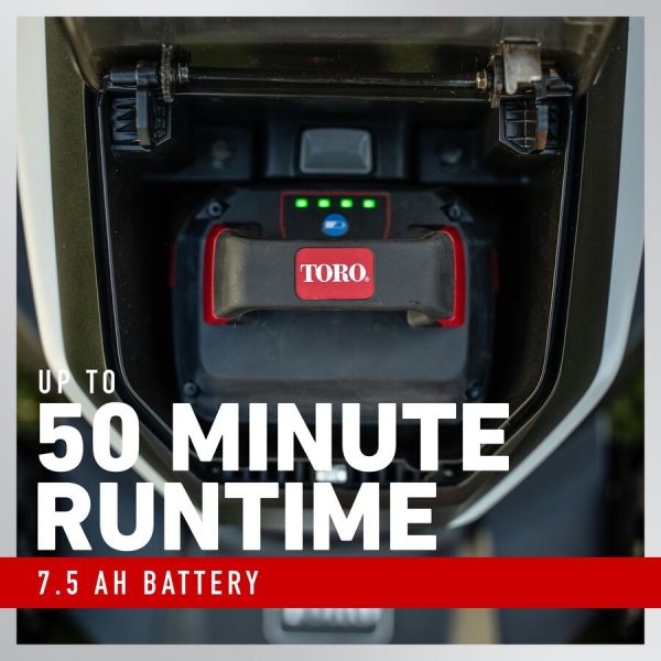 Toro 60V Max* 21 in. (53 cm) Super Recycler® w/Personal Pace® & SmartStow® Lawn Mower with 7.5Ah Battery (21566)