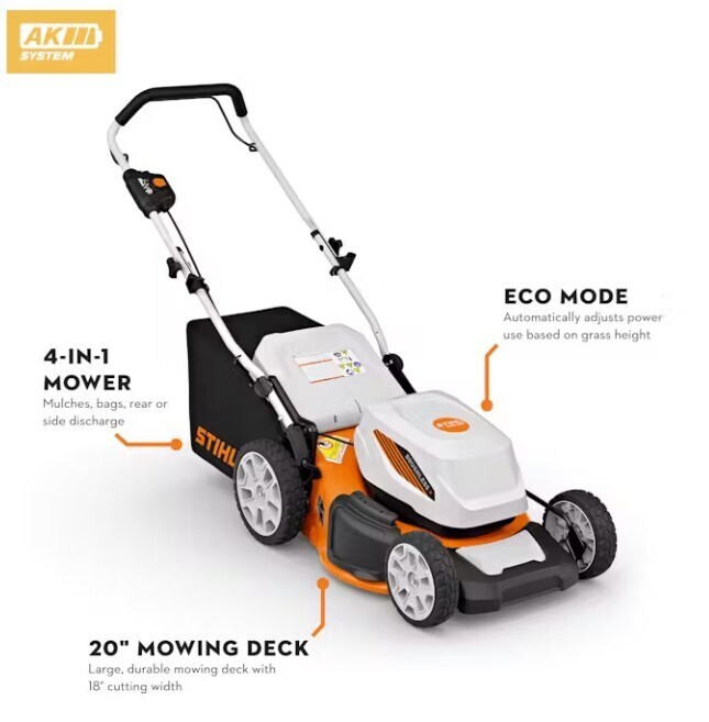 STIHL RMA 348 Battery Powered Lawn Mower